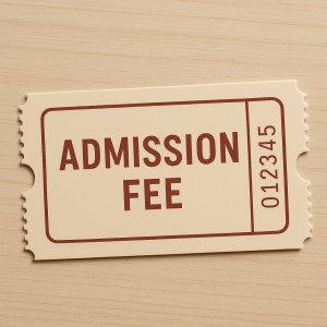Admission Fee